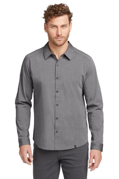 OGIO Commuter Woven Shirt OG1002 Gear Grey Heather