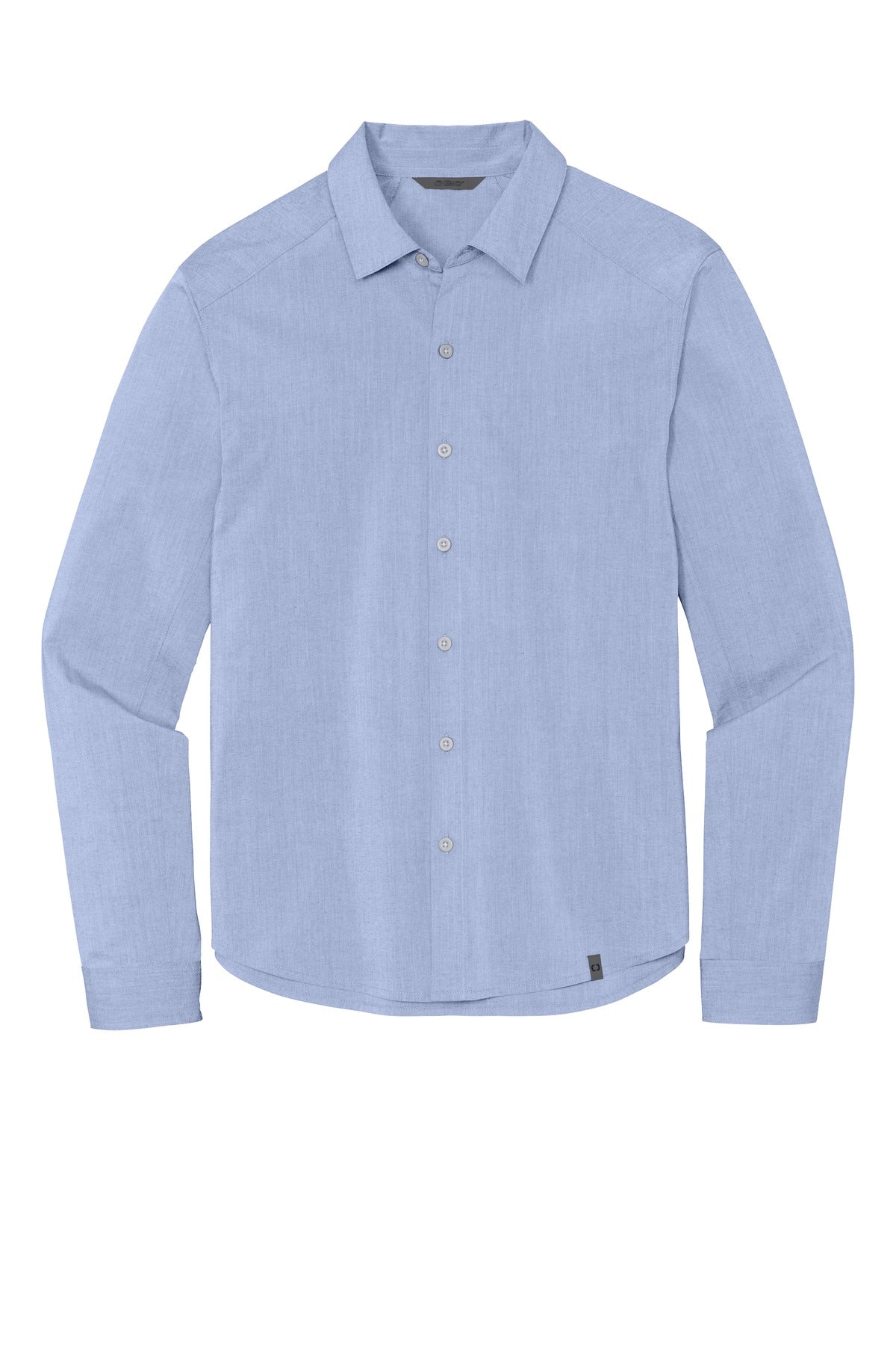 OGIO Commuter Woven Shirt OG1002 Metal Blue Heather