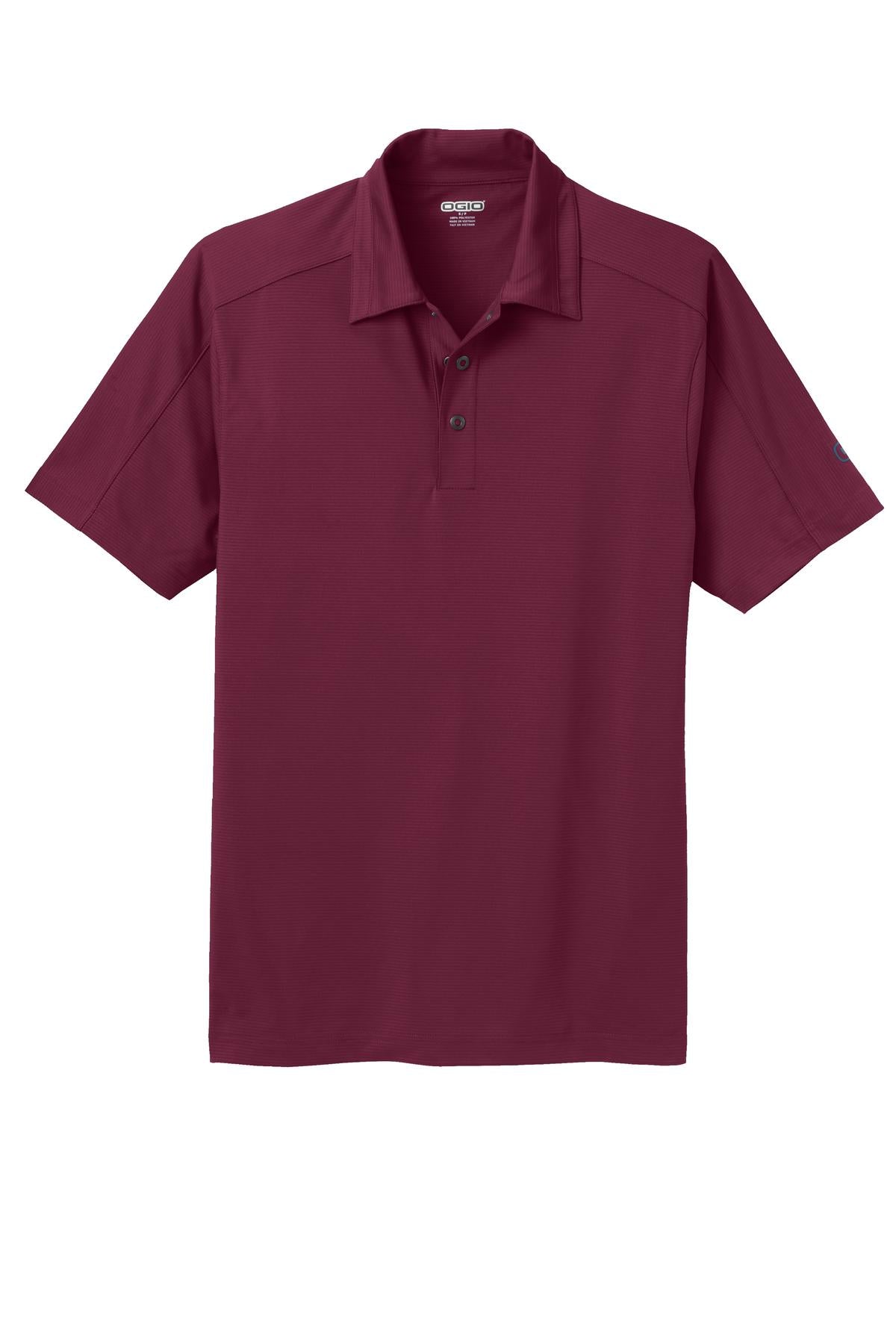 OGIO Linear Polo OG1030 Molten Maroon