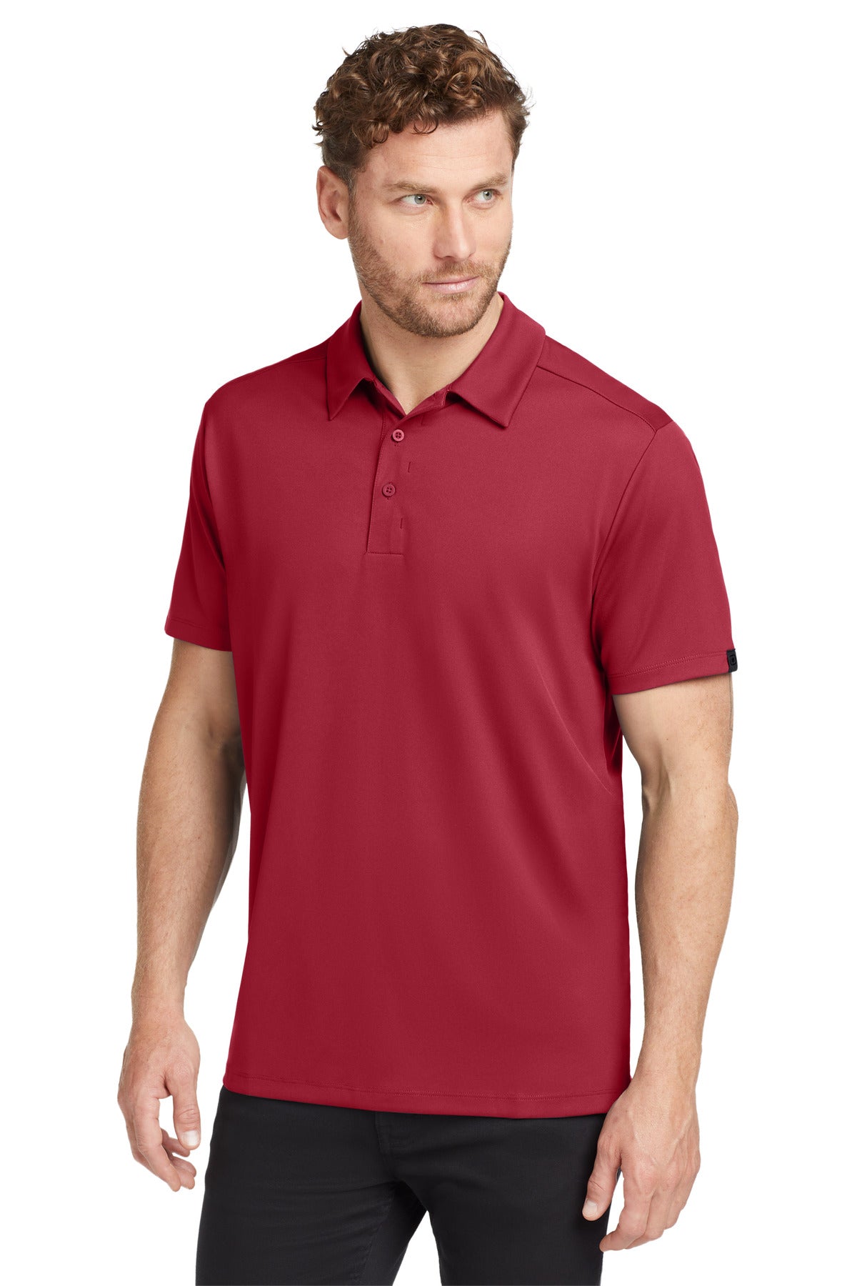 OGIO Framework Polo OG125 Signal Red