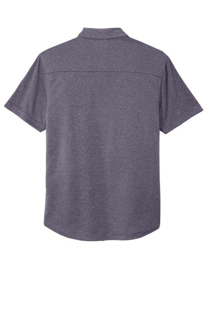 OGIO Gravitate Full-Button Polo OG141 Navy Heather