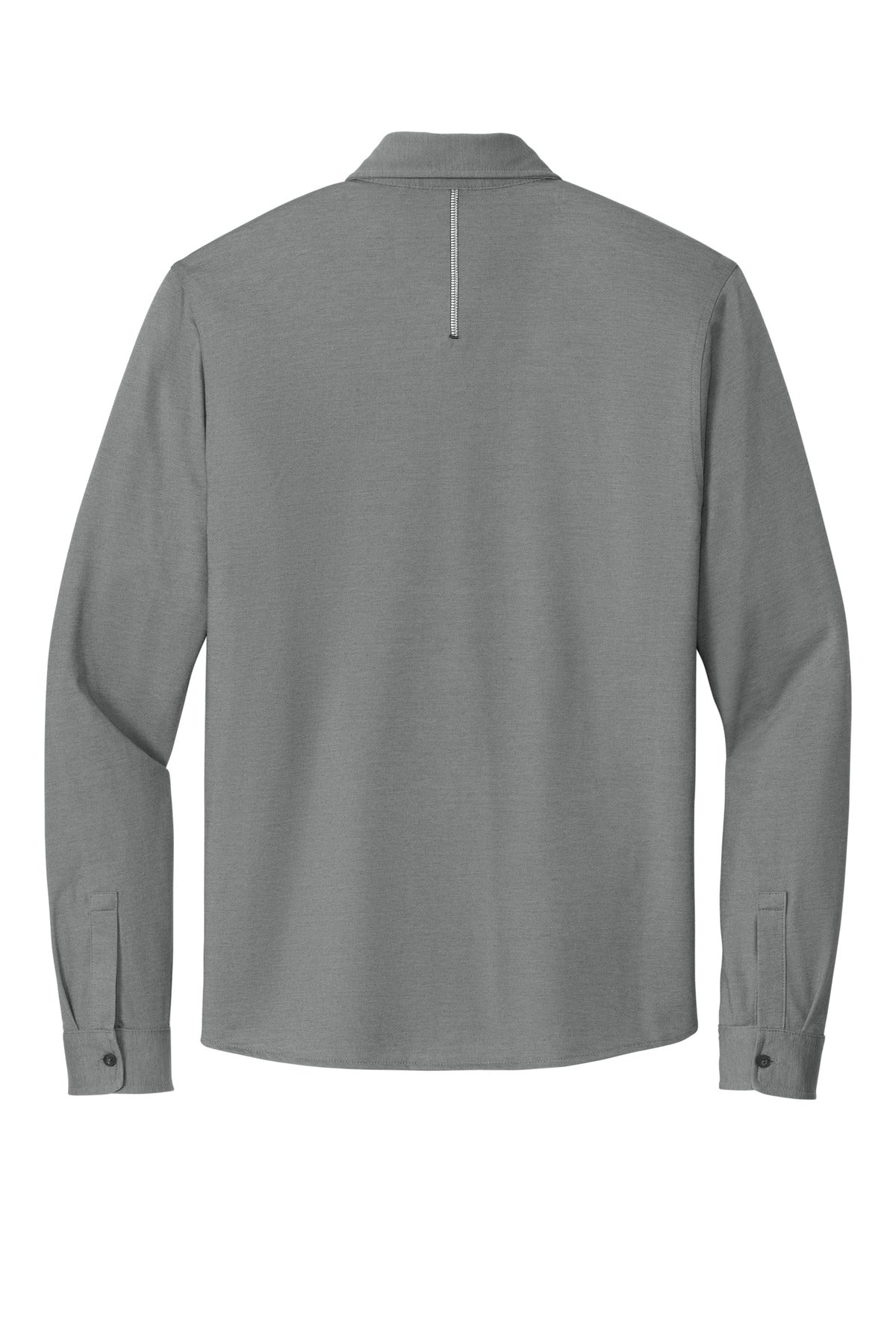 OGIO Code Stretch Long Sleeve Button-Up OG145 Tarmac Grey Heather