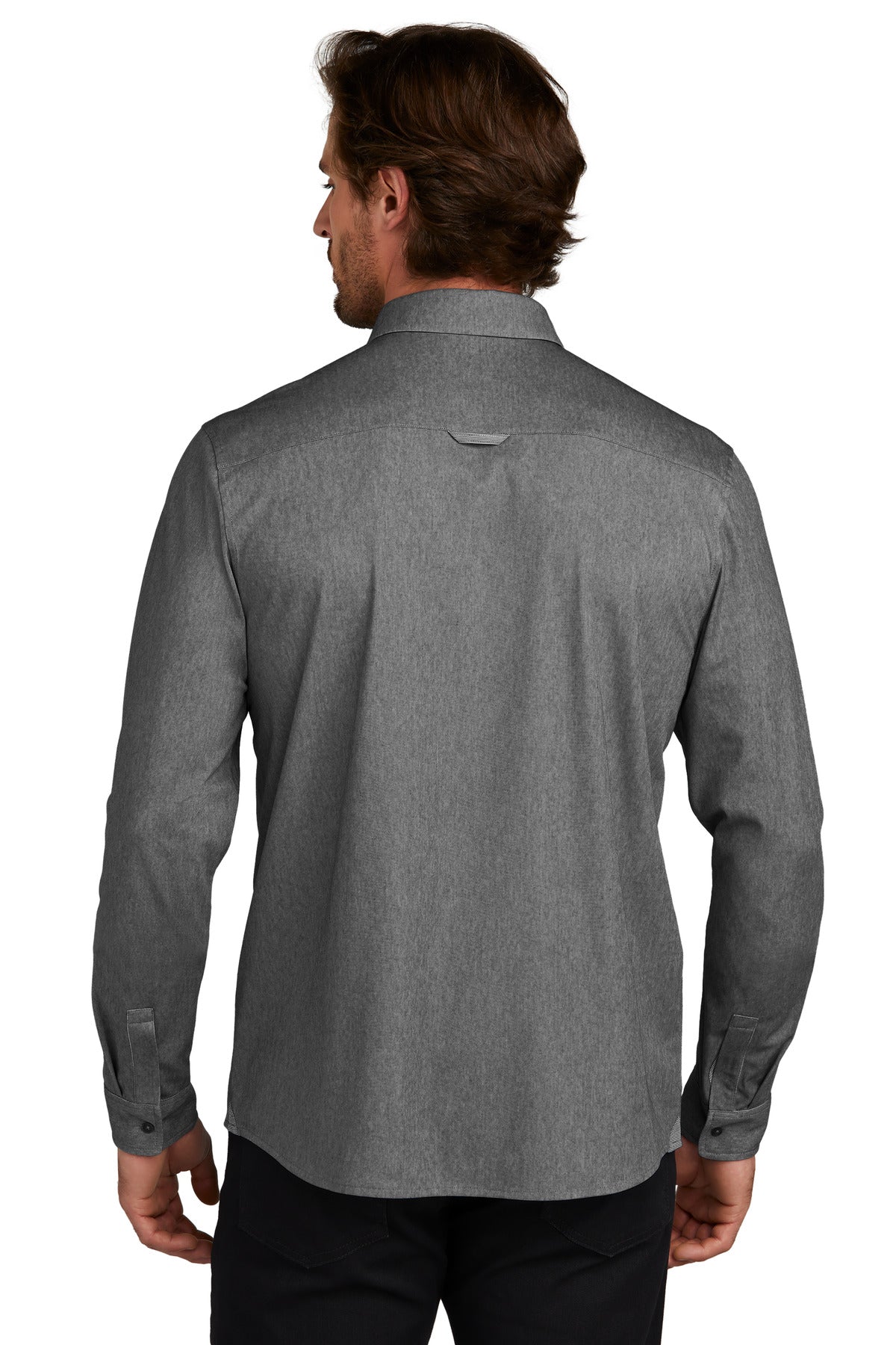 OGIO Extend Long Sleeve Button-Up OG161 Blacktop Heather