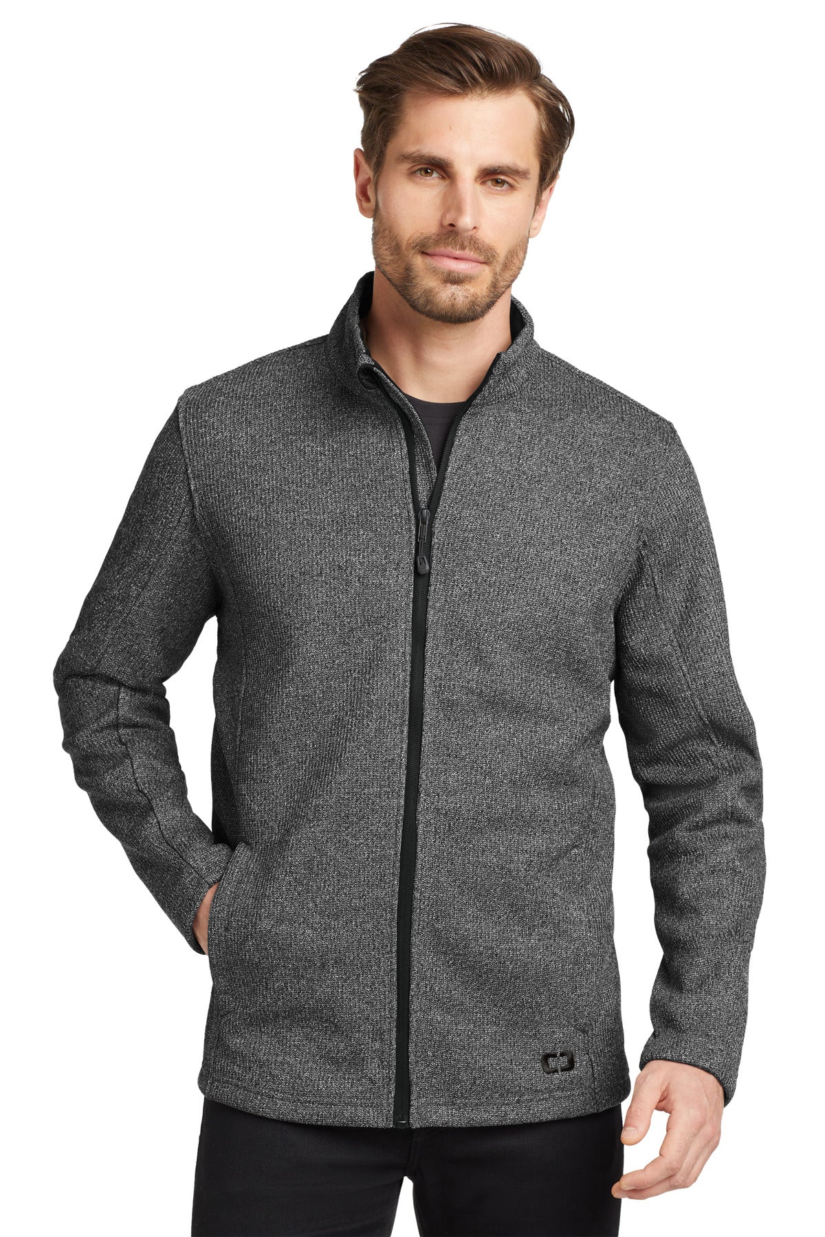 OGIO Grit Fleece Jacket OG727 Diesel Grey Heather