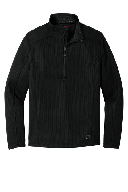 OGIO Grit Fleece 1/2-Zip OG729 Blacktop