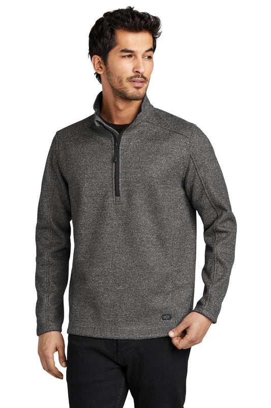 OGIO Grit Fleece 1/2-Zip OG729 Diesel Grey Heather