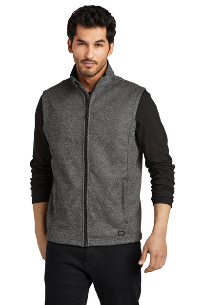 OGIO Grit Fleece Vest OG730 Diesel Grey Heather