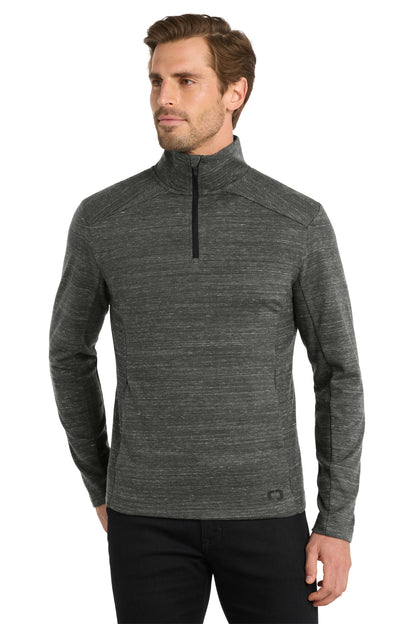 OGIO Flux 1/4-Zip OG823 Tarmac Grey Heather