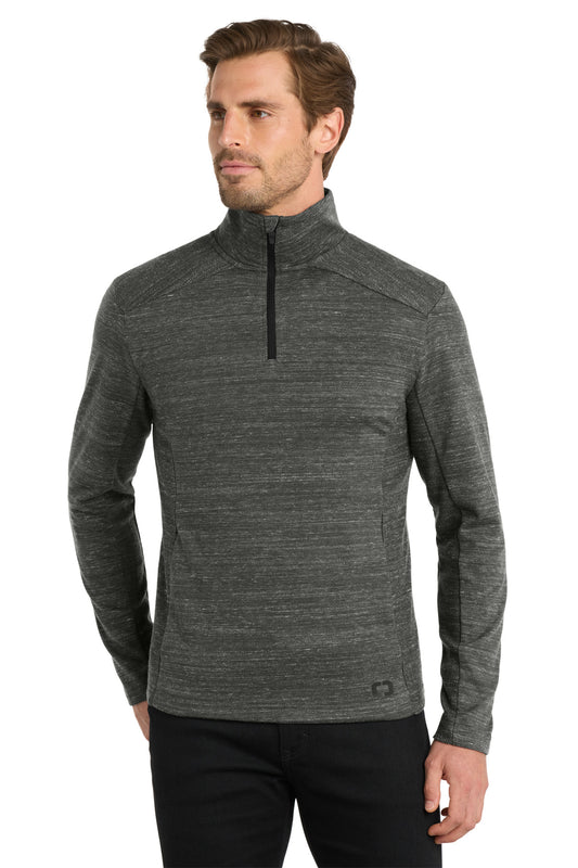 OGIO Flux 1/4-Zip OG823 Tarmac Grey Heather
