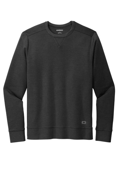 OGIO Luuma Flex Long Sleeve Crew OG825 Tarmac Grey Heather