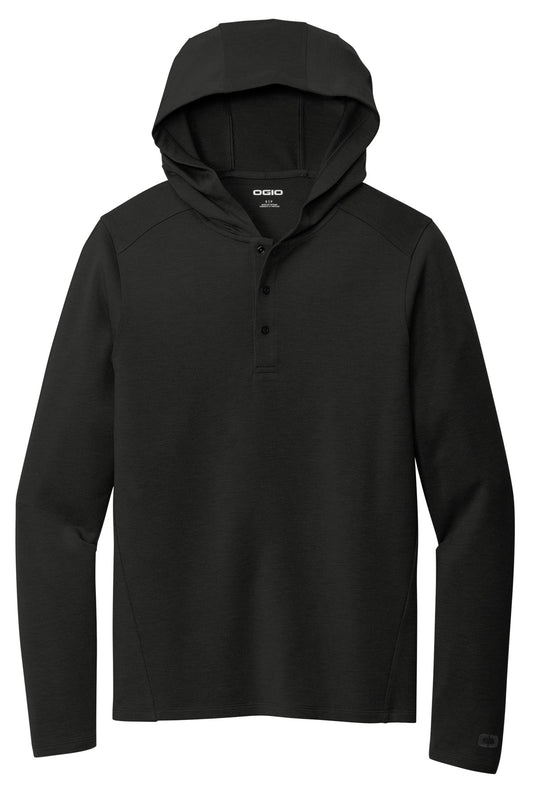 OGIO Luuma Flex Hooded Henley OG826 Blacktop