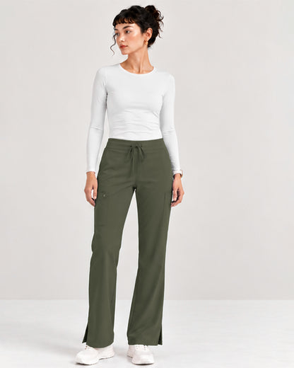 Foundry Women's 2005 Jasmine 5 Pocket Mini Flare Cargo Pant Olive