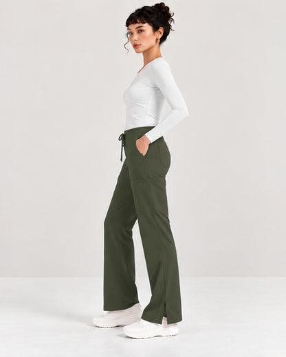 Foundry Women's 2005 Jasmine 5 Pocket Mini Flare Cargo Pant Olive