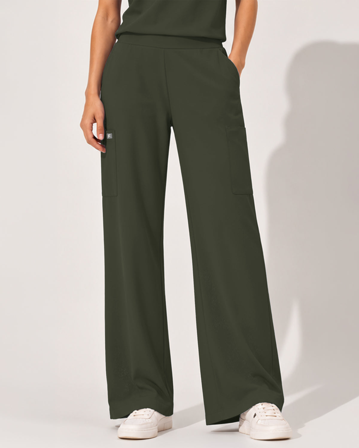 Foundry Women's 2205 Sierra 5 Pocket Wide Leg Pant Olive