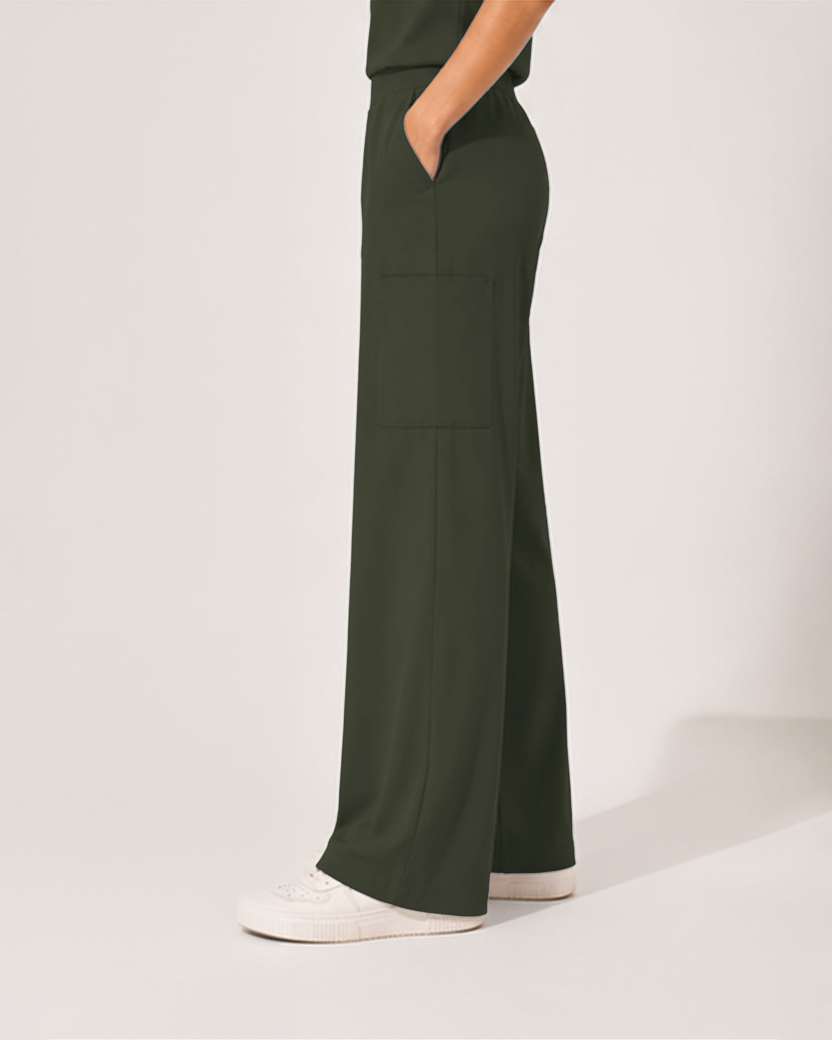 Foundry Women's 2205 Sierra 5 Pocket Wide Leg Pant Olive