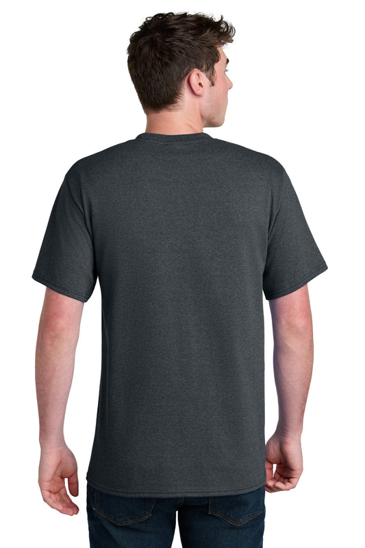 Port & Company Core Blend Recycled Tee PC01 Dark Heather Grey