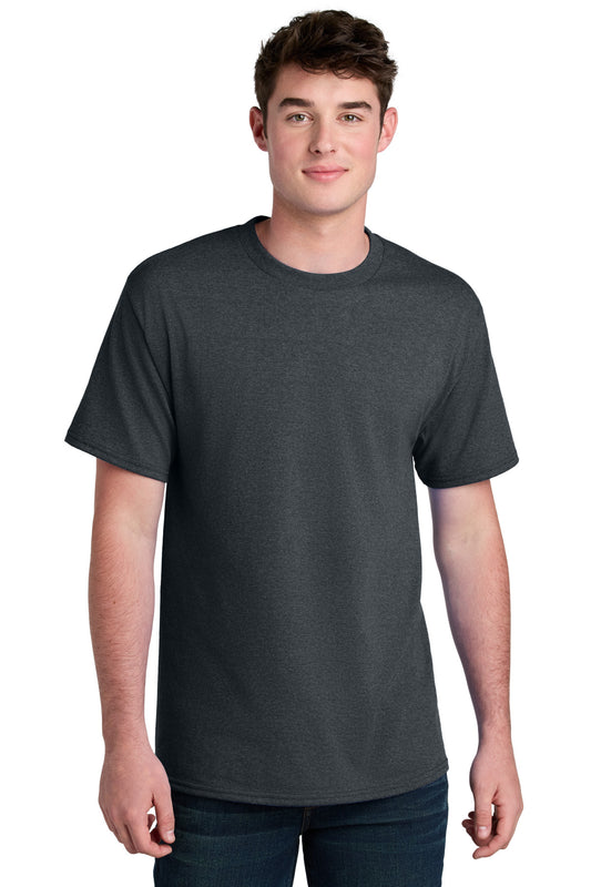 Port & Company Core Blend Recycled Tee PC01 Dark Heather Grey