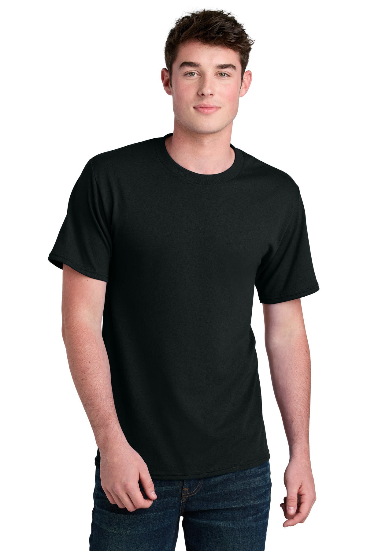 Port & Company Core Blend Recycled Tee PC01 Jet Black