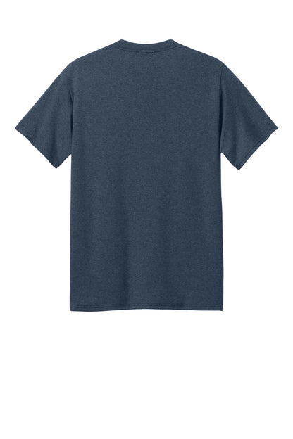 Port & Company Core Blend Recycled Tee PC01 Navy Blue Heather