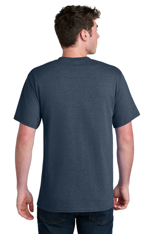 Port & Company Core Blend Recycled Tee PC01 Navy Blue Heather