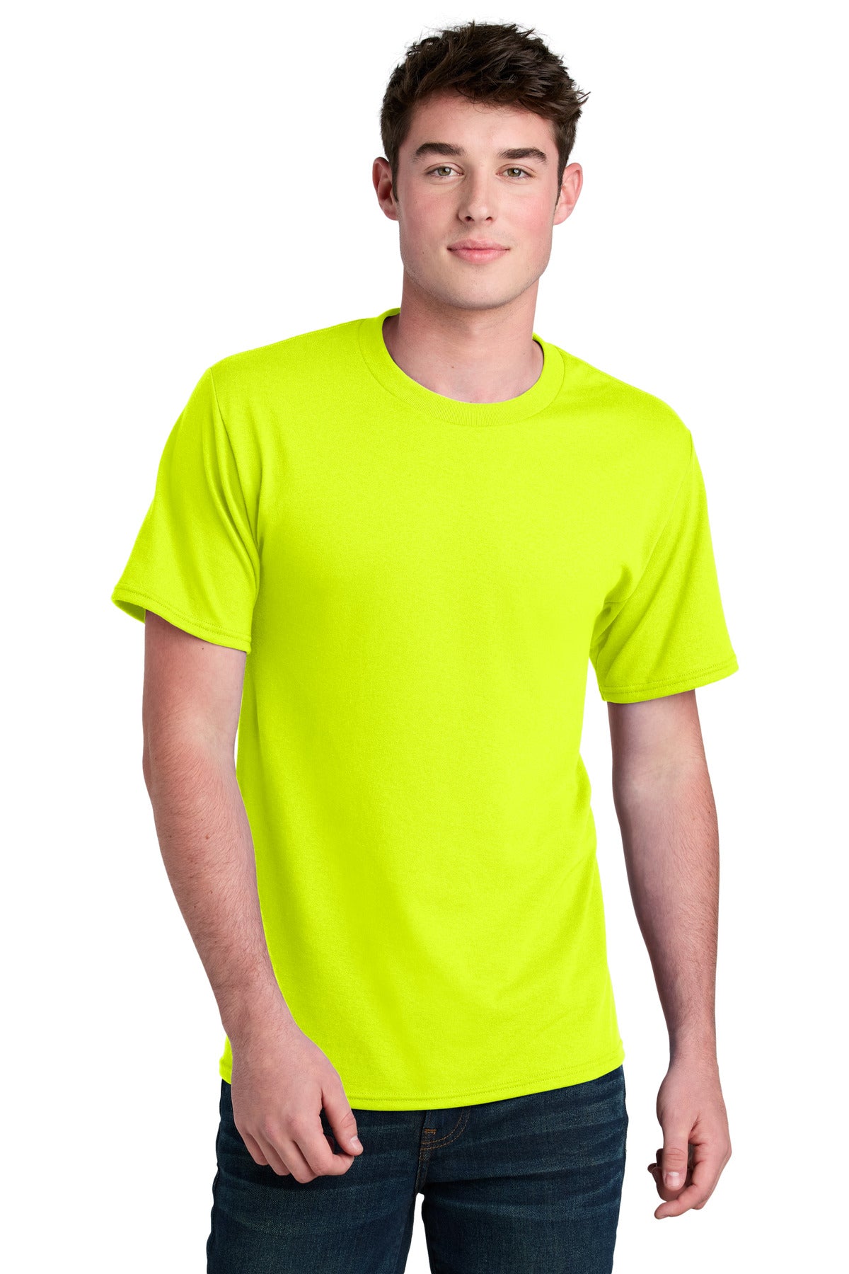Port & Company Core Blend Recycled Tee PC01 S. Green