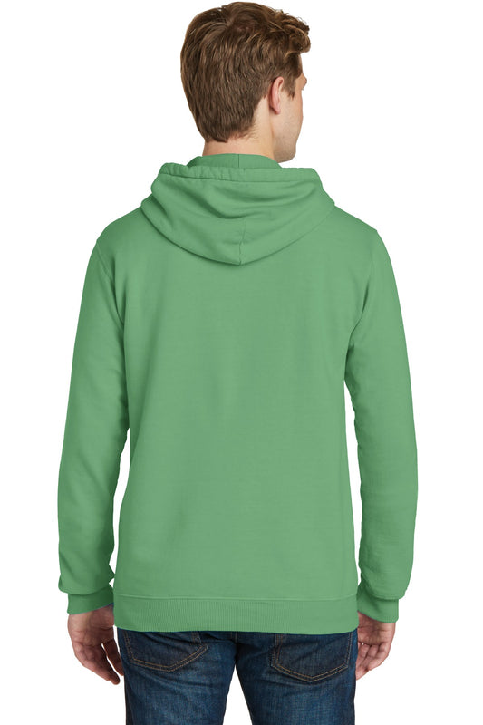 Port & Company Beach Wash Garment-Dyed Pullover Hooded Sweatshirt. PC098H Safari
