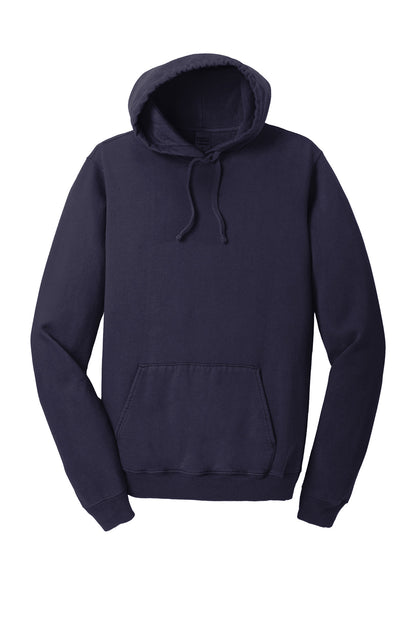 Port & Company Beach Wash Garment-Dyed Pullover Hooded Sweatshirt. PC098H True Navy