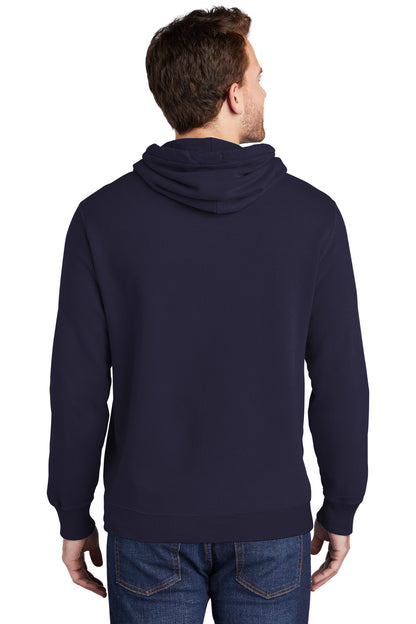 Port & Company Beach Wash Garment-Dyed Pullover Hooded Sweatshirt. PC098H True Navy