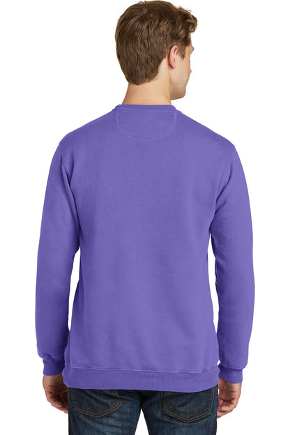 Port & Company Beach Wash Garment-Dyed Crewneck Sweatshirt PC098 Amethyst
