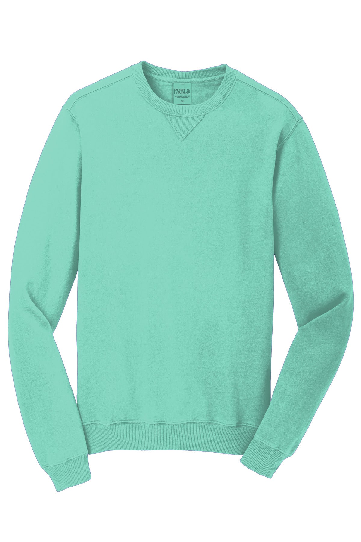 Port & Company Beach Wash Garment-Dyed Crewneck Sweatshirt PC098 Cool Mint