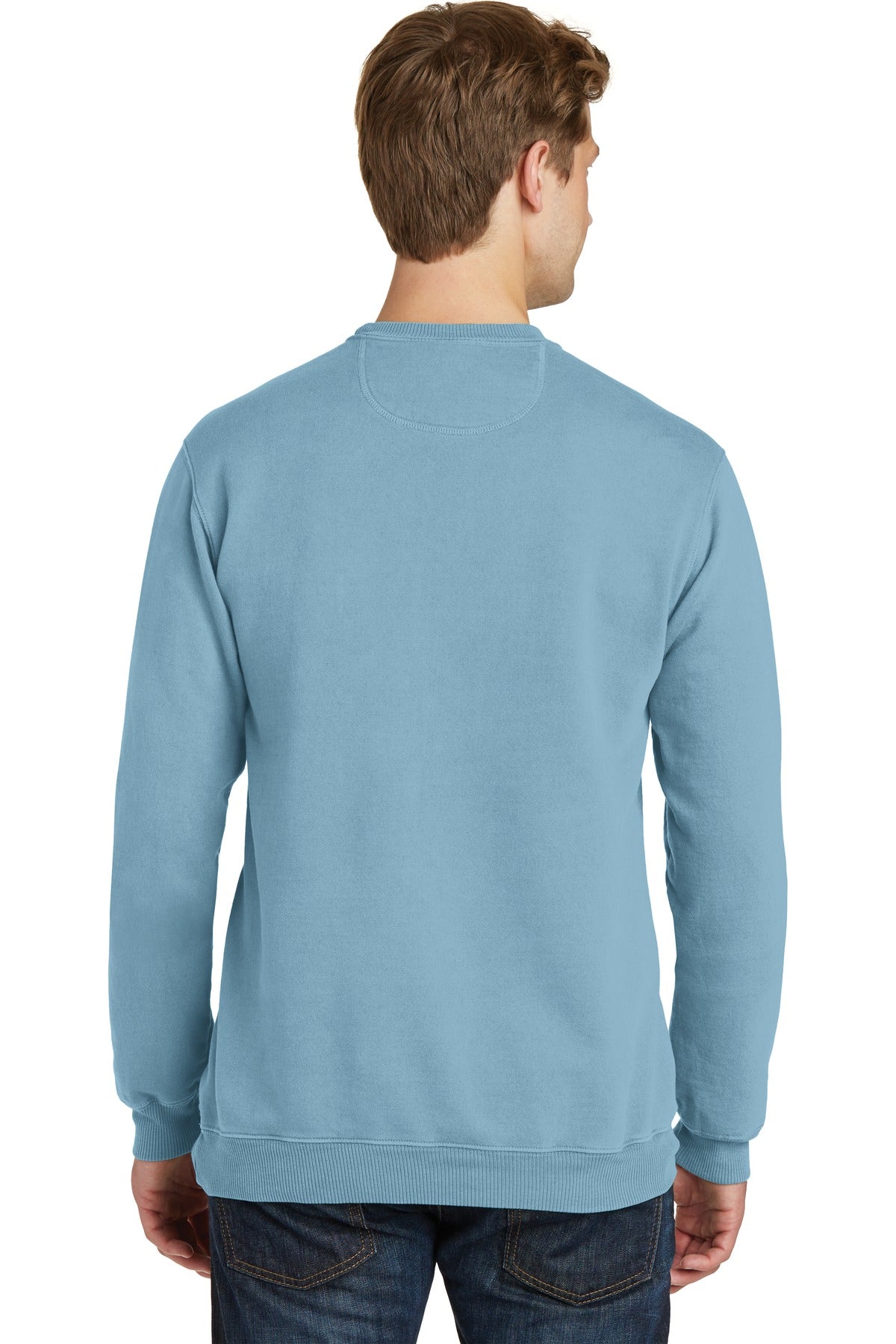 Port & Company Beach Wash Garment-Dyed Crewneck Sweatshirt PC098 Mist