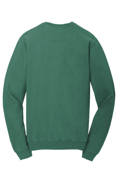Port & Company Beach Wash Garment-Dyed Crewneck Sweatshirt PC098 Nordic Green