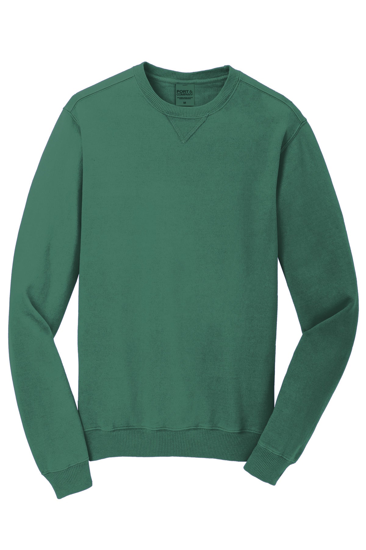 Port & Company Beach Wash Garment-Dyed Crewneck Sweatshirt PC098 Nordic Green