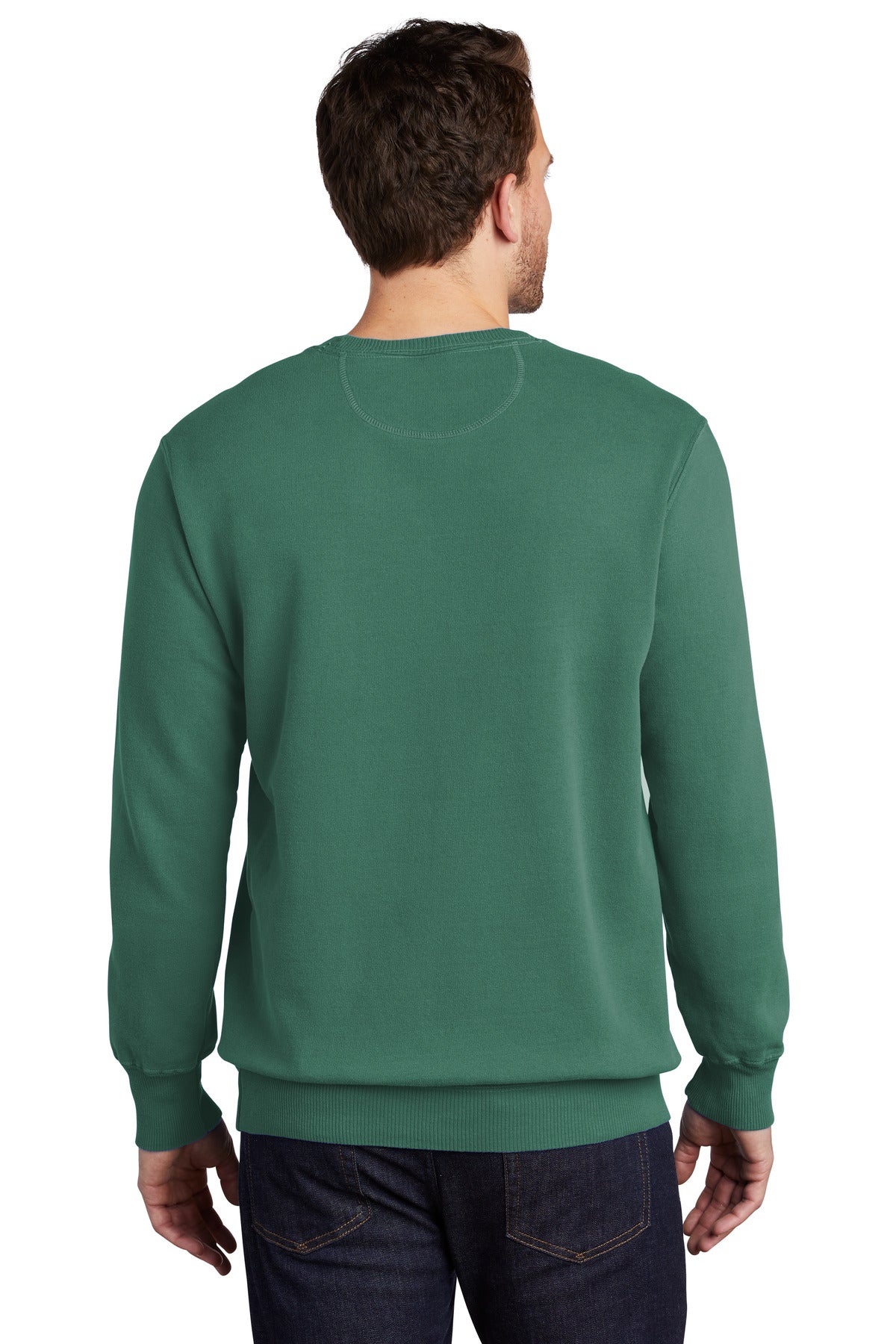 Port & Company Beach Wash Garment-Dyed Crewneck Sweatshirt PC098 Nordic Green