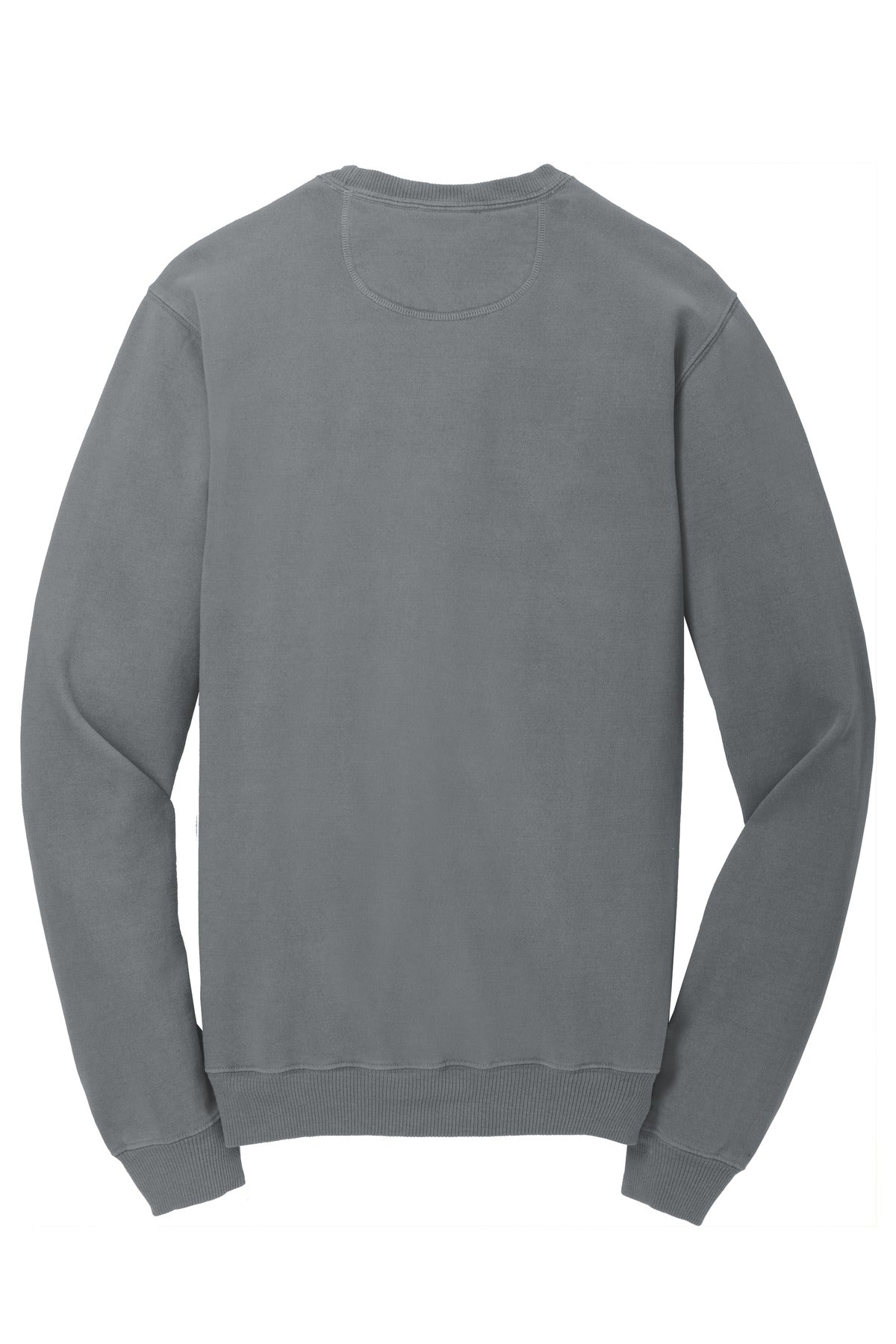 Port & Company Beach Wash Garment-Dyed Crewneck Sweatshirt PC098 Pewter