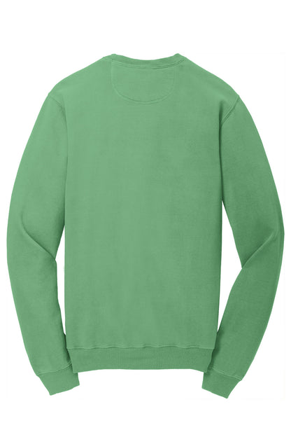 Port & Company Beach Wash Garment-Dyed Crewneck Sweatshirt PC098 Safari