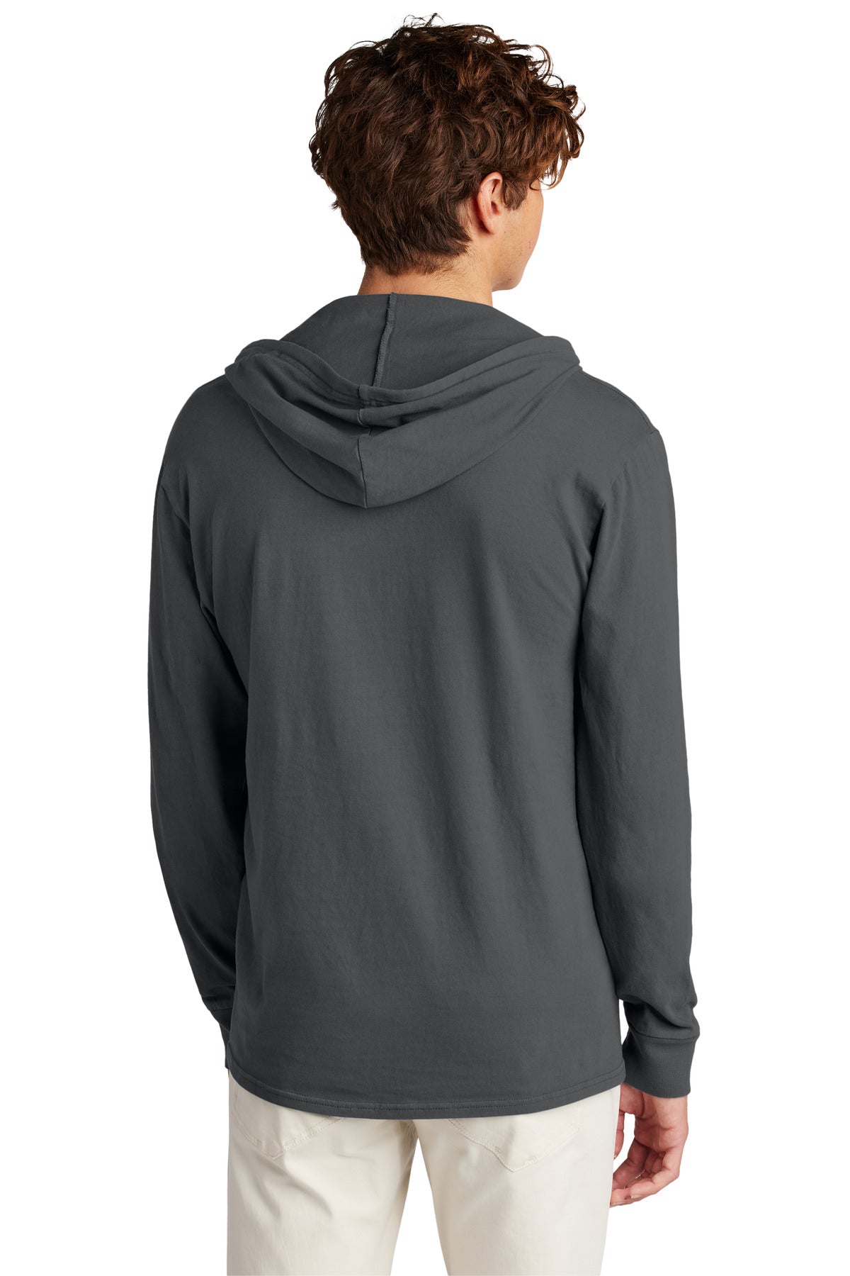 Port & Company Beach Wash Garment-Dyed Pullover Hooded Tee PC099H Coal