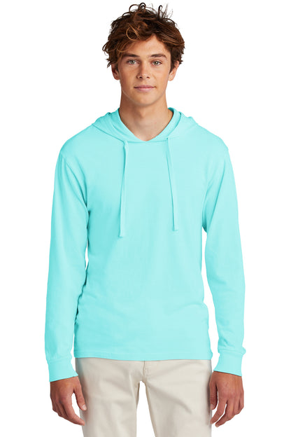 Port & Company Beach Wash Garment-Dyed Pullover Hooded Tee PC099H Glacier
