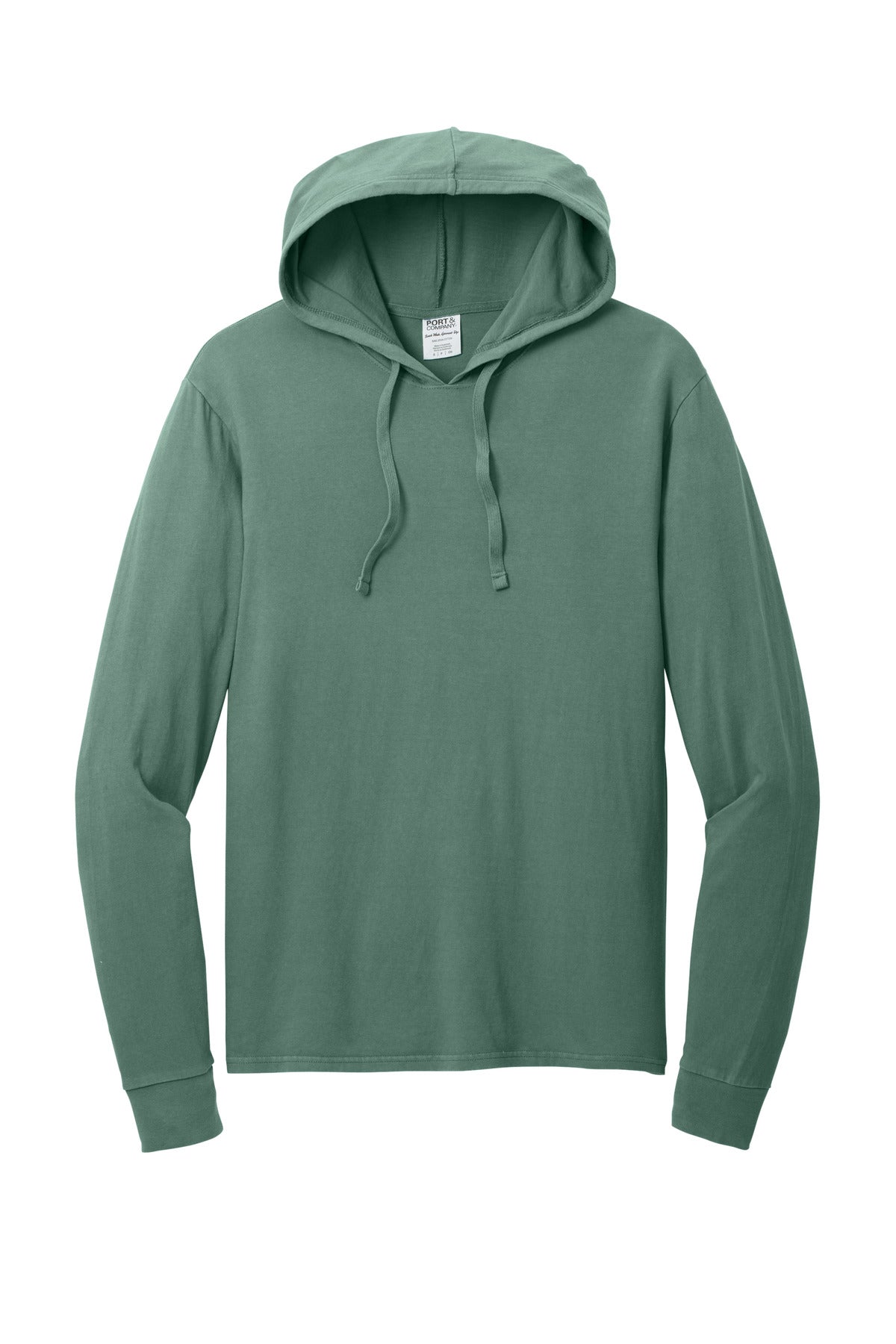Port & Company Beach Wash Garment-Dyed Pullover Hooded Tee PC099H Nordic Green