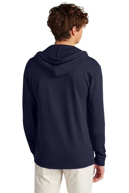 Port & Company Beach Wash Garment-Dyed Pullover Hooded Tee PC099H True Navy