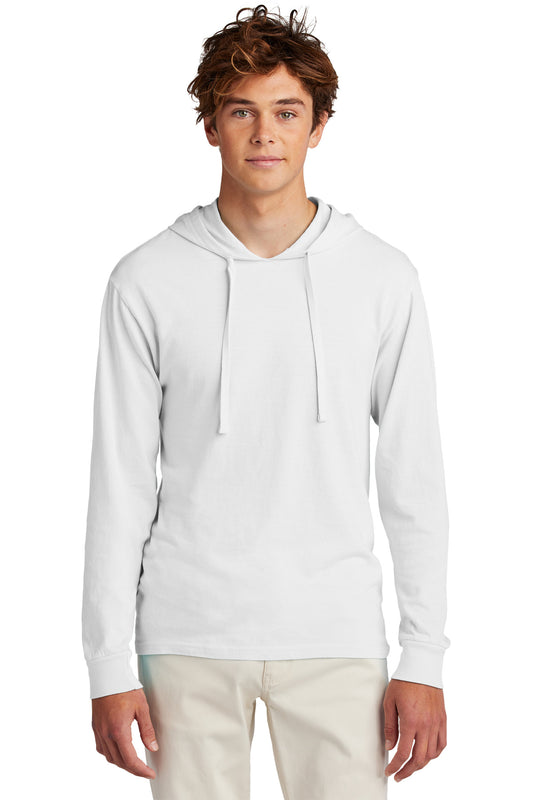 Port & Company Beach Wash Garment-Dyed Pullover Hooded Tee PC099H White