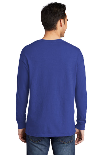 Port & Company Beach Wash Garment-Dyed Long Sleeve Tee PC099LS Blue Iris
