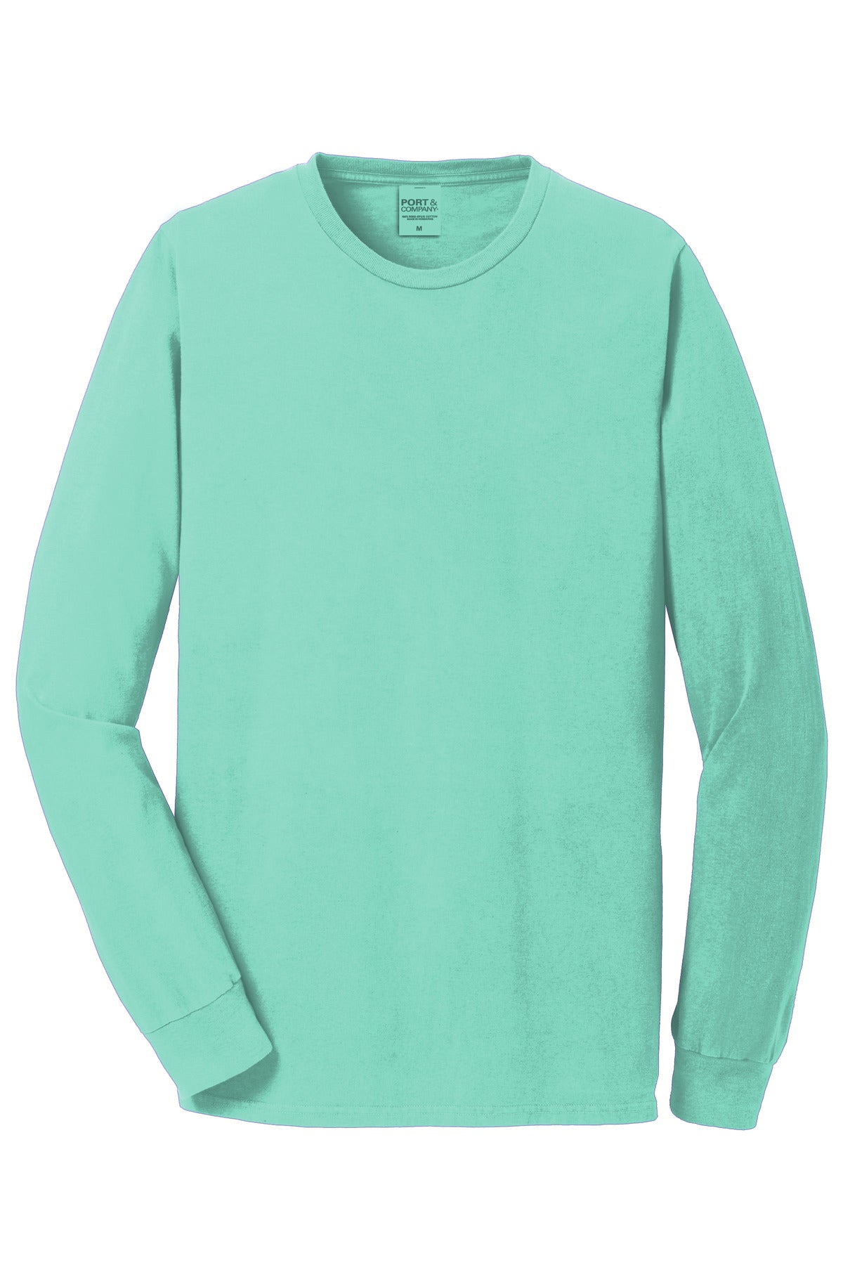 Port & Company Beach Wash Garment-Dyed Long Sleeve Tee PC099LS Cool Mint