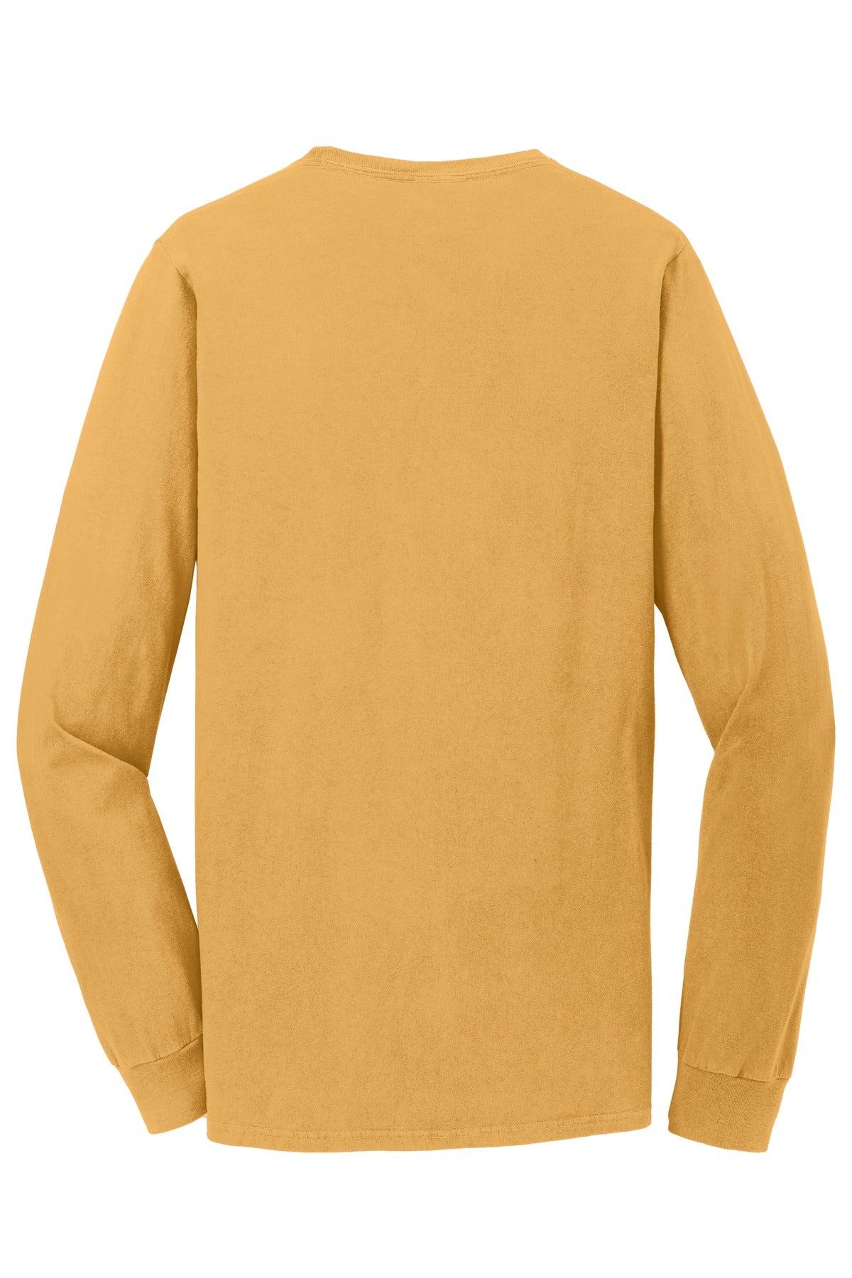 Port & Company Beach Wash Garment-Dyed Long Sleeve Tee PC099LS Dijon