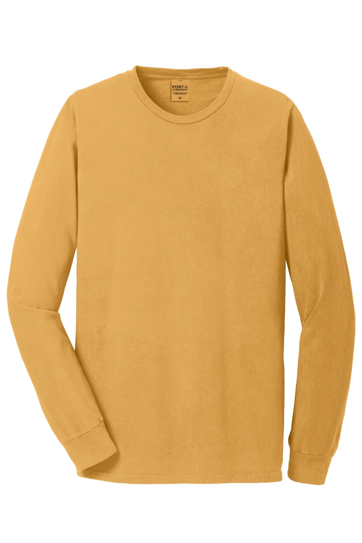 Port & Company Beach Wash Garment-Dyed Long Sleeve Tee PC099LS Dijon