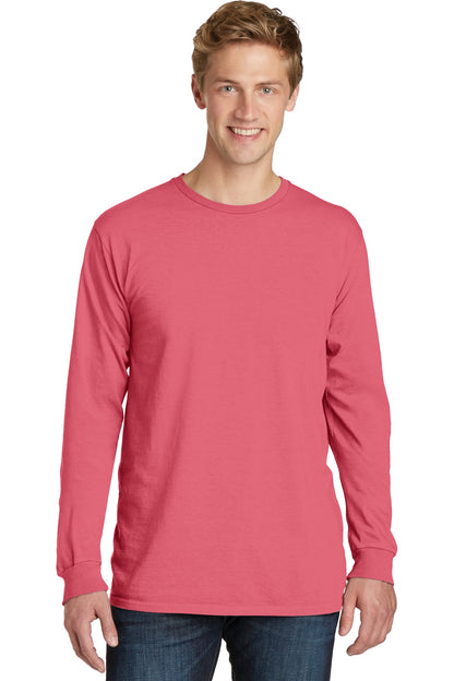 Port & Company Beach Wash Garment-Dyed Long Sleeve Tee PC099LS Fruit Punch
