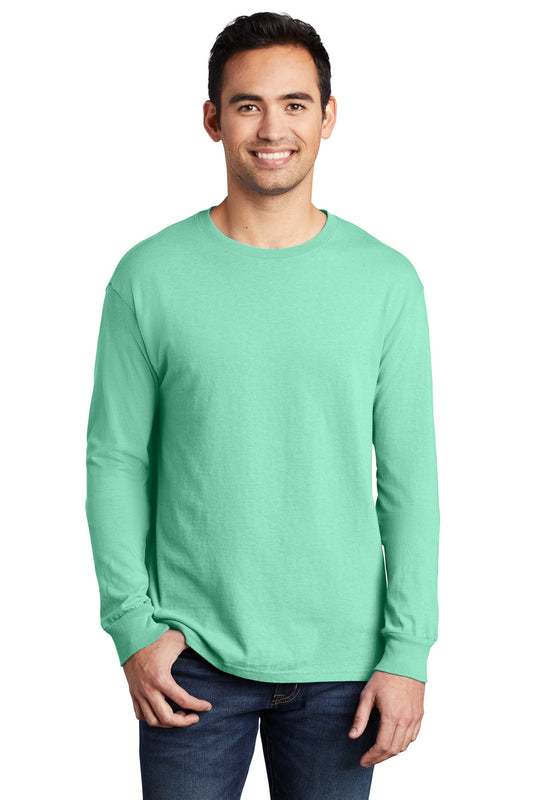 Port & Company Beach Wash Garment-Dyed Long Sleeve Tee PC099LS Jadeite