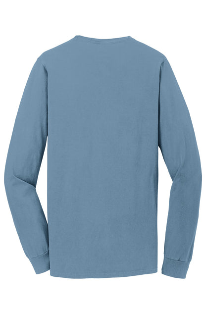 Port & Company Beach Wash Garment-Dyed Long Sleeve Tee PC099LS Mist