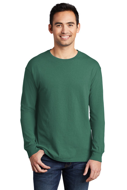 Port & Company Beach Wash Garment-Dyed Long Sleeve Tee PC099LS Nordic Green