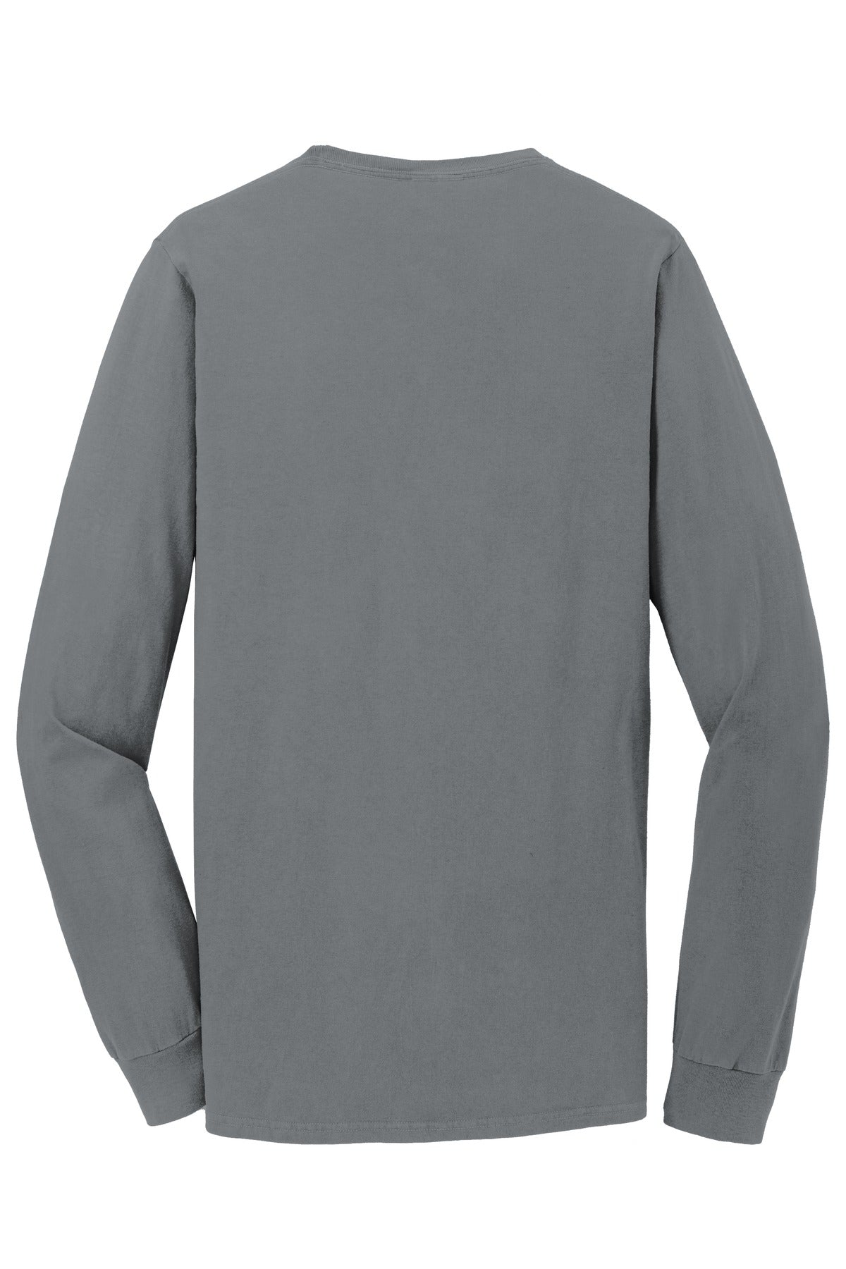 Port & Company Beach Wash Garment-Dyed Long Sleeve Tee PC099LS Pewter